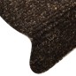 vidaXL Selbstklebende Treppenmatten 10 Stk. Dunkelbraun 56x17x3cm vidaXL Selbstklebende Treppenmatten 10 Stk. Dunkelbraun 56x17x3cm