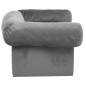 vidaXL Hundesofa mit Schublade Grau 75x50x38 cm Plüsch vidaXL Hundesofa mit Schublade Grau 75x50x38 cm Plüsch