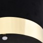 vidaXL Hocker Schwarz und Golden Samt vidaXL Hocker Schwarz und Golden Samt