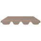 vidaXL Ersatzdach für Hollywoodschaukel Taupe 150/130x105/70 cm vidaXL Ersatzdach für Hollywoodschaukel Taupe 150/130x105/70 cm