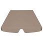 vidaXL Ersatzdach für Hollywoodschaukel Taupe 150/130x105/70 cm vidaXL Ersatzdach für Hollywoodschaukel Taupe 150/130x105/70 cm
