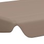vidaXL Ersatzdach für Hollywoodschaukel Taupe 150/130x105/70 cm vidaXL Ersatzdach für Hollywoodschaukel Taupe 150/130x105/70 cm