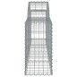 vidaXL Gabionen mit Hochbogen 40 Stk. 200x30x60/80 cm Verzinktes Eisen vidaXL Gabionen mit Hochbogen 40 Stk. 200x30x60/80 cm Verzinktes Eisen