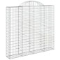 vidaXL Gabionen mit Hochbogen 5 Stk. 200x30x180/200cm Verzinktes Eisen vidaXL Gabionen mit Hochbogen 5 Stk. 200x30x180/200cm Verzinktes Eisen