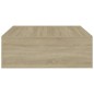 vidaXL Couchtisch Sonoma-Eiche 100x100x35 cm Holzwerkstoff