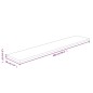 vidaXL Regalboden 100x20x1,5 cm Unbehandeltes Massivholz Eiche vidaXL Regalboden 100x20x1,5 cm Unbehandeltes Massivholz Eiche