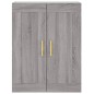 Highboard Grau Sonoma 69,5x34x180 cm Holzwerkstoff Highboard Grau Sonoma 69,5x34x180 cm Holzwerkstoff