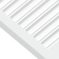 vidaXL Schranktüren Lamellen-Design 4 Stk Weiß 39,5x59,4 cm Massivholz vidaXL Schranktüren Lamellen-Design 4 Stk Weiß 39,5x59,4 cm Massivholz