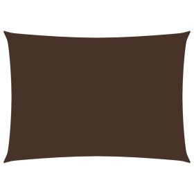 vidaXL Sonnensegel Oxford-Gewebe Rechteckig 5x7 m Braun