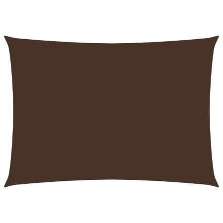 vidaXL Sonnensegel Oxford-Gewebe Rechteckig 5x7 m Braun