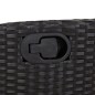 vidaXL 3-tlg. Garten-Essgruppe mit Kissen Schwarz Poly Rattan vidaXL 3-tlg. Garten-Essgruppe mit Kissen Schwarz Poly Rattan