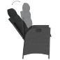 vidaXL 7-tlg. Garten-Essgruppe mit Kissen Schwarz Poly Rattan vidaXL 7-tlg. Garten-Essgruppe mit Kissen Schwarz Poly Rattan