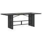 vidaXL 7-tlg. Garten-Essgruppe mit Kissen Schwarz Poly Rattan vidaXL 7-tlg. Garten-Essgruppe mit Kissen Schwarz Poly Rattan