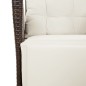 vidaXL 9-tlg. Garten-Essgruppe mit Kissen Braun Poly Rattan vidaXL 9-tlg. Garten-Essgruppe mit Kissen Braun Poly Rattan