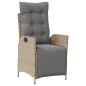 vidaXL 9-tlg. Garten-Essgruppe mit Kissen Beigemischung Poly Rattan vidaXL 9-tlg. Garten-Essgruppe mit Kissen Beigemischung Poly Rattan