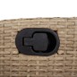 vidaXL 7-tlg. Garten-Essgruppe mit Kissen Beigemischung Poly Rattan vidaXL 7-tlg. Garten-Essgruppe mit Kissen Beigemischung Poly Rattan