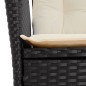 vidaXL 5-tlg. Garten-Essgruppe mit Kissen Schwarz Poly Rattan vidaXL 5-tlg. Garten-Essgruppe mit Kissen Schwarz Poly Rattan
