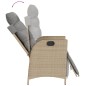 vidaXL 9-tlg. Garten-Essgruppe mit Kissen Beigemischung Poly Rattan vidaXL 9-tlg. Garten-Essgruppe mit Kissen Beigemischung Poly Rattan