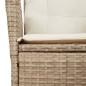 vidaXL 9-tlg. Garten-Essgruppe mit Kissen Beige Poly Rattan vidaXL 9-tlg. Garten-Essgruppe mit Kissen Beige Poly Rattan