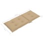 Garten-Liegestühle mit Kissen 8 Stk. Massivholz Teak Garten-Liegestühle mit Kissen 8 Stk. Massivholz Teak