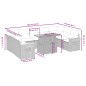 vidaXL 10-tlg. Garten-Sofagarnitur mit Kissen Grau Poly Rattan vidaXL 10-tlg. Garten-Sofagarnitur mit Kissen Grau Poly Rattan