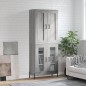 Highboard Grau Sonoma 69,5x34x180 cm Holzwerkstoff Highboard Grau Sonoma 69,5x34x180 cm Holzwerkstoff