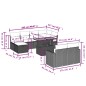 vidaXL 11-tlg. Garten-Sofagarnitur mit Kissen Grau Poly Rattan vidaXL 11-tlg. Garten-Sofagarnitur mit Kissen Grau Poly Rattan