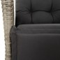 vidaXL 9-tlg. Garten-Essgruppe mit Kissen Hellgrau Poly Rattan vidaXL 9-tlg. Garten-Essgruppe mit Kissen Hellgrau Poly Rattan