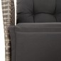 vidaXL 9-tlg. Garten-Essgruppe mit Kissen Grau Poly Rattan vidaXL 9-tlg. Garten-Essgruppe mit Kissen Grau Poly Rattan