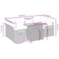vidaXL 7-tlg. Garten-Sofagarnitur mit Kissen Grau Poly Rattan vidaXL 7-tlg. Garten-Sofagarnitur mit Kissen Grau Poly Rattan