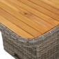 vidaXL 3-tlg. Garten-Essgruppe mit Kissen Grau Poly Rattan vidaXL 3-tlg. Garten-Essgruppe mit Kissen Grau Poly Rattan