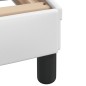 vidaXL Bettgestell mit Kopfteil Weiß 180x200 cm Kunstleder vidaXL Bettgestell mit Kopfteil Weiß 180x200 cm Kunstleder