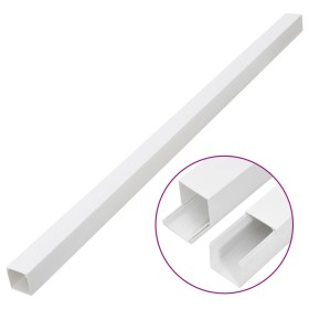 vidaXL Installationsrohre 40x40 mm 10 m PVC