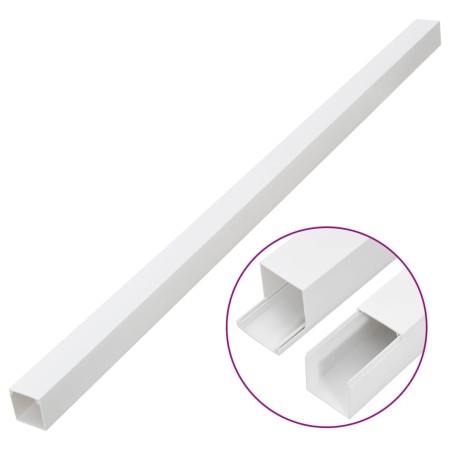 vidaXL Installationsrohre 40x40 mm 10 m PVC