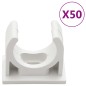 vidaXL Installationsrohre mit Clips Ø25 mm 30 m PVC vidaXL Installationsrohre mit Clips Ø25 mm 30 m PVC