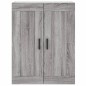 Highboard Grau Sonoma 69,5x34x180 cm Holzwerkstoff Highboard Grau Sonoma 69,5x34x180 cm Holzwerkstoff