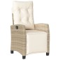 vidaXL 7-tlg. Garten-Essgruppe mit Kissen Beige Poly Rattan vidaXL 7-tlg. Garten-Essgruppe mit Kissen Beige Poly Rattan