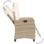 vidaXL 7-tlg. Garten-Essgruppe mit Kissen Beige Poly Rattan vidaXL 7-tlg. Garten-Essgruppe mit Kissen Beige Poly Rattan