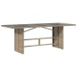 vidaXL 7-tlg. Garten-Essgruppe mit Kissen Beige Poly Rattan vidaXL 7-tlg. Garten-Essgruppe mit Kissen Beige Poly Rattan