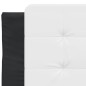 vidaXL Bettgestell mit LED Schwarz und Weiß 90x190 cm Kunstleder vidaXL Bettgestell mit LED Schwarz und Weiß 90x190 cm Kunstleder