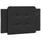vidaXL Bettgestell mit LED Schwarz 90x200 cm Kunstleder vidaXL Bettgestell mit LED Schwarz 90x200 cm Kunstleder