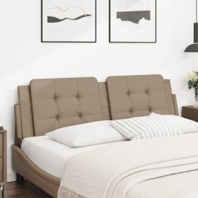vidaXL Kopfteil-Kissen Cappuccino-Braun 160 cm Kunstleder