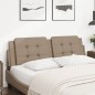 vidaXL Kopfteil-Kissen Cappuccino-Braun 160 cm Kunstleder vidaXL Kopfteil-Kissen Cappuccino-Braun 160 cm Kunstleder