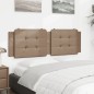 vidaXL Kopfteil-Kissen Cappuccino-Braun 160 cm Kunstleder vidaXL Kopfteil-Kissen Cappuccino-Braun 160 cm Kunstleder