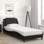 vidaXL Bettgestell mit LED Schwarz 80x200 cm Kunstleder vidaXL Bettgestell mit LED Schwarz 80x200 cm Kunstleder