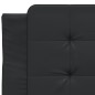vidaXL Bettgestell mit LED Schwarz 80x200 cm Kunstleder vidaXL Bettgestell mit LED Schwarz 80x200 cm Kunstleder