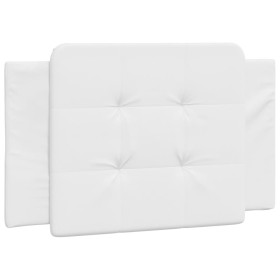 vidaXL Kopfteil-Kissen Weiß 80 cm Kunstleder