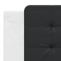 vidaXL Kopfteil-Kissen Schwarz und Weiß 180 cm Kunstleder