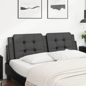 vidaXL Kopfteil-Kissen Schwarz 160 cm Kunstleder