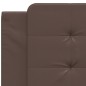 vidaXL Kopfteil-Kissen Braun 100 cm Kunstleder vidaXL Kopfteil-Kissen Braun 100 cm Kunstleder